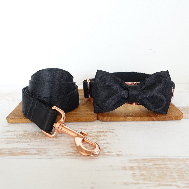 SWAGGED OUT BUCKLE BOW AND LEASH