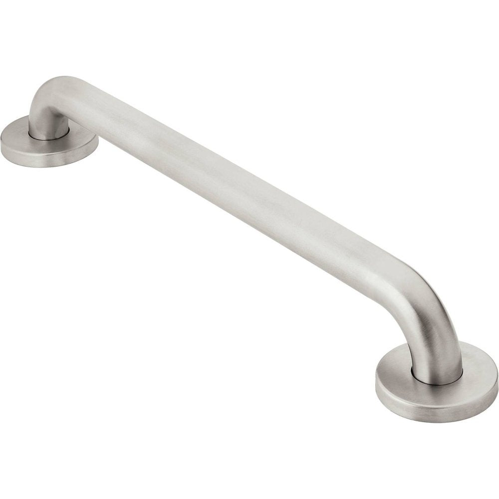 Moen R8916P Bathroom Safety 16-Inch Stainless Steel Bathroom Grab Bar Stainless