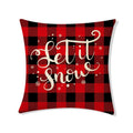 Christmas Linen Pillow Cover for Home Decoration