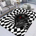 3D Non-slip Vortex Illusion Carpet Doormat Rug