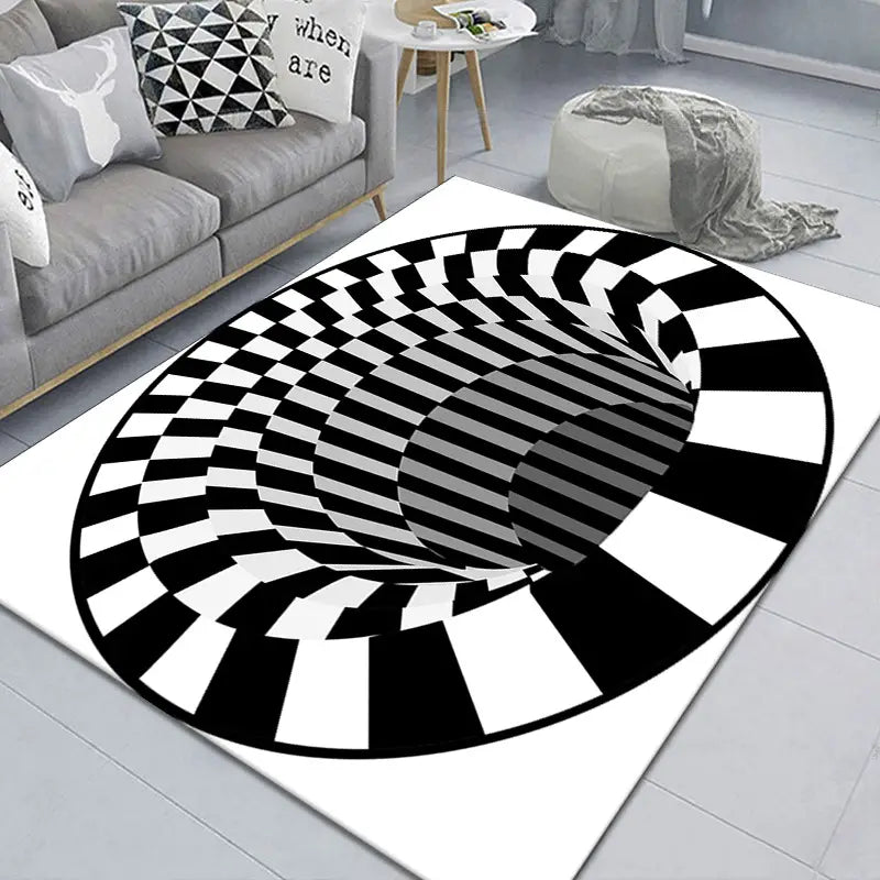 3D Illusion Rug - Abstract Geometric Door Mat