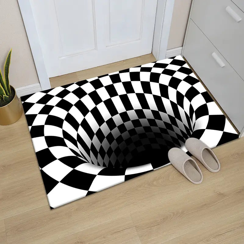 3D Illusion Rug - Abstract Geometric Door Mat