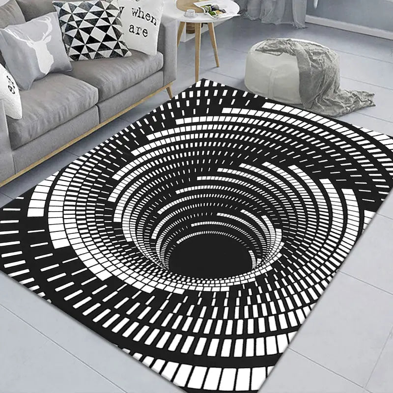 3D Illusion Rug - Abstract Geometric Door Mat