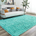 YQQRIGRO Rugs for Living Room Blue Rugs for Bedroom Large Fluffy Area Rugs 5x7 Clearance for Playroom Soft Modern Shag Rugs Cute Carpets Indoor Throw Rugs for Nursery Dorm and Girls