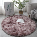 Plush Round Rug Mat Fluff White Carpet For Living Room Soft Home Decor Bedroom Room Decoration Salon Thick Pile Rug 40/60cm
