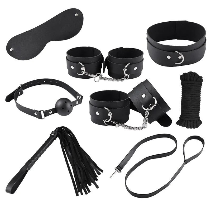 Bdsm Restraints Bondage Rope Open Leg Erotic Sex Toys Ankle Leather Handcuffs Sex Product Adult Games