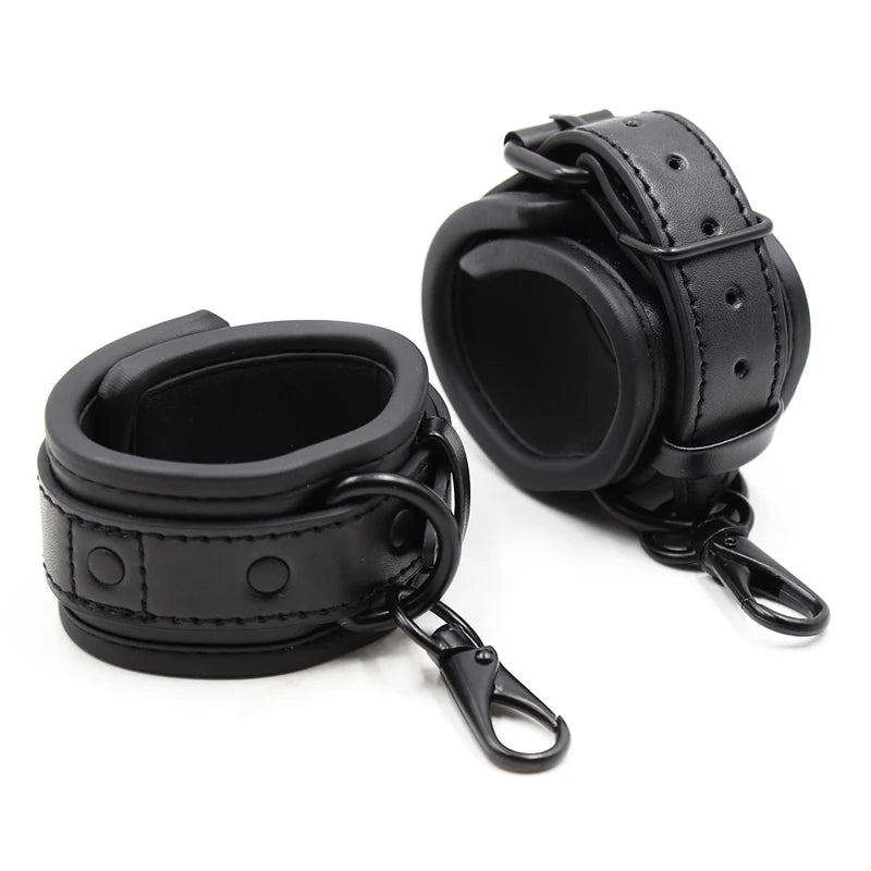 Leather Handcuff/Bdsm Bondage Restraints