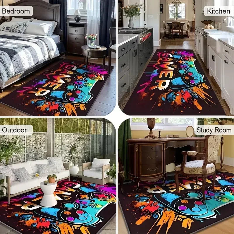 Bohemian Carpet Elegant Color Floor Mat Area Rug for Living Room and Bedroom Soft Anti-slip and Easy-to-clean Carpets Home Decor