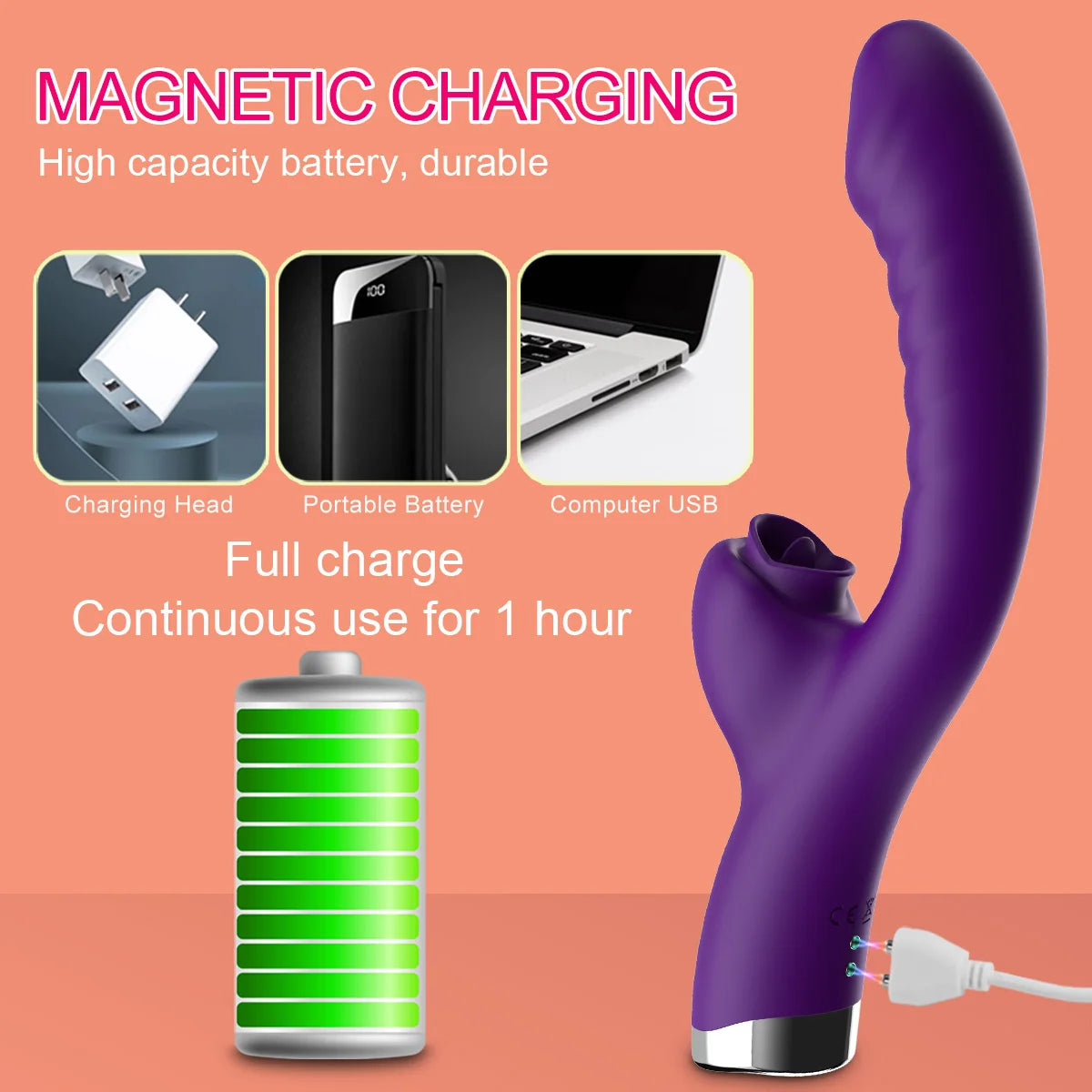 Vibrator For Women 2 In 1  (battery)