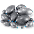 Alwonder Egg Sinkers Fishing Weights Oval Lead Fishing Weights Sinkers Bass Fishing Casting Egg Sinker Saltwater Freshwater Tackle 1/2oz