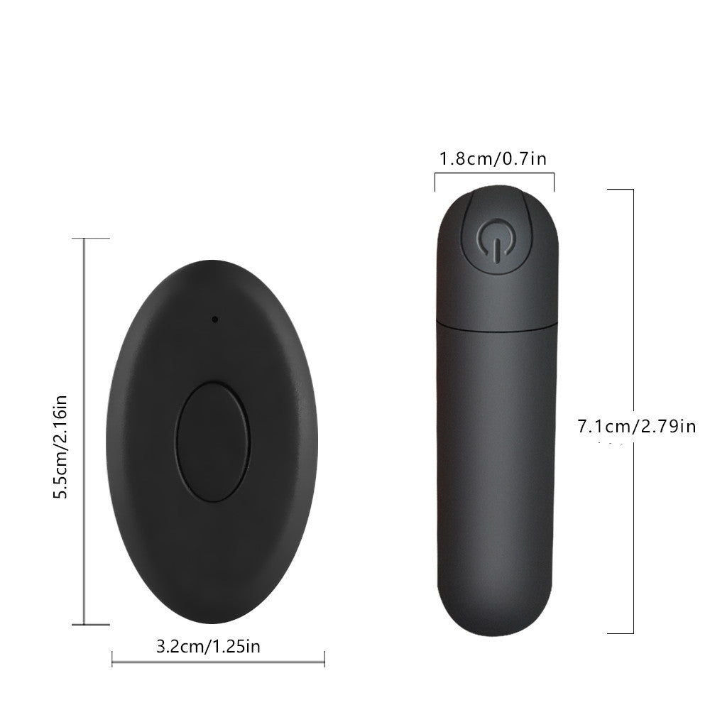 10-Function Wireless Remote Bullet Vibrator with Lace Panties