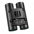 500x25 HD Powerful Binoculars 5000M Long Range Folding Mini Telescope Professional Hunting Telescope Zoom Military HD BAK4 FMC Optics for Hunting Sports Outdoor Camping Travel Outdoor Gifts