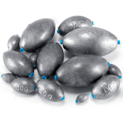 Alwonder Egg Sinkers Fishing Weights Oval Lead Fishing Weights Sinkers Bass Fishing Casting Egg Sinker Saltwater Freshwater Tackle 1/2oz